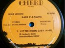* RARE PLEASURE Let Me Down Easy  BOOGIE FUNK DISCO Cheri 12