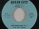 Northern Soul 45 DEL-LARKS Job Opening on Queen City NM 70s pressing