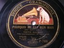 Yvette Guilbert Pourquoi me bat mon mari Gramophone