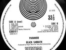 BLACK SABBATH | PARANOID | VERTIGO | SWIRL LABEL | 6360-011