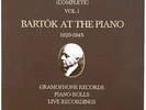 BARTOK AT THE PIANO  1920-1945 Vol.1 Hungaroton 8 LP