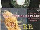 BEAUTIFUL  BRIGITTE BARDOT  45 RPM EP  UNE HISTOIRE DE PLAGE