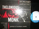 THELONIOUS MONK GENIUS OF MODERN MUSIC BLUE NOTE 5002 LEXINGTON OG 10