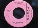 LITTLE WILLIE BROWN Do It Tell Me Topic Rare Blues 45 HEAR