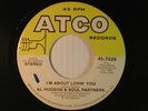 AL HUDSON & SOUL PARTNERS soul 45 IM ABOUT LOVIN' YOU / ALMOST   ATCO VG / VG-