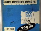 DAVE BRUBECK QUARTET RARE VOGUE FRENCH UNIQUE COVER