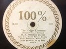 78rpm 100% label, Ku Klux Klan record, The Happy Klansman, W.R. Rhinehart