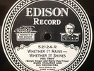 electric Edison Diamond Disc 52124 B. A. Rolfe / Duke Yellman Orchestras   N-