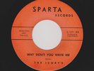 '62 W. Coast Doowop IVORYS Why Don't You Write Me/Deep Freeze SPARTA M- HEAR NOW