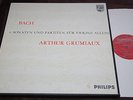 Arthur Grumiaux Bach Sonatas & Partitas Solo Violin Philips Stereo 3LP Box NM