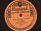 BACH Organ Concerto SAMUEL FEINBERG Piano Solo BRUNSWICK 78rpm Rare