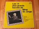 MME ST. ONGE - LES 10 PLUS GRANDS SUCCES :  QUEBEC PSYCH LP  Beatles