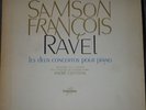 SAMSON FRANCOIS - CLUYTENS / RAVEL   / COLUMBIA SAXF 136
