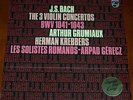 GRUMIAUX KREBBERS BACH VIOLIN CONCERTOS PHILIPS PROMO