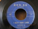 KILLER EAST L.A. SINISTER SLEEZEE R&B ROCKER 45; RONNIE D W/THE (POMONA) CASUALS