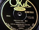 Electric OKeh 8641 Louis Armstrong & His Hot Five (Chicago 1928)
