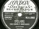  1959 EVERLY BROTHERS 78 POOR JENNY /TAKE A MESSAGE TO MARY HLA 8863 E-