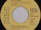 DAVID BOWIE promo 45 TIME hear RCA long/short version