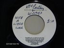 PAUL MCCARTNEY AND WINGS, WITH A LITTLE LUCK, TEST PRESS 45, 1978