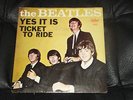 THE BEATLES TICKET TO RIDE 45 PS PICTURE SLEEVE CAPITOL 5407