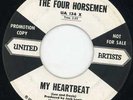 Four Horsemen-My Heartbeat-United Artists Promo Doo Wop 45 