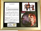 DAVID BOWIE John I'm Only Dancing Limited Numbered Framed Display ZIGGY STARDUST