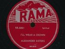 pc78-Black Gospel-Rama 5001-Alexander Sisters-RARE