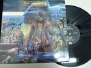IRON MAIDEN STRANGER IN A STRANGE LAND  SIGNED VINYL  LP RECORD