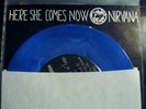 Nirvana / Melvins Rare AUTHENTIC BLUE VINYL Here She Comes Now ’91 COMM23