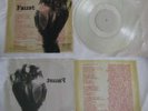 FAUST-S/T LP clear vinyl with transparent cover and radiography insert Krautrock