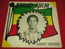 Barry Brown Stand Firm Raggae Music Reggae LP Record Justice Jamaica