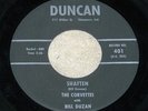 1960s THE CORVETTES  Shaften/Janice  KILLER SURF INSTRUMENTAL ON DUNCAN *HEAR* $