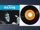 ELVIS PRESLEY 45 HIS HAND IN MINE / HOW GREAT THOU ART 74-0130 ORANGE LABEL