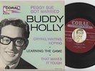 45-EP BUDDY HOLLY RocKaBilly Peggy Sue got Married Rare Canadian Coral 81191 VG+