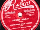 78-BLUES-CHAMPION JACK DUPREE on RED ROBIN-SHIM SHAM SHIMMY/DRUNK AGAIN-NICE