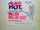 THE OUTLAW FOUR million dollar legs RARE CT old school rap RECORD 12