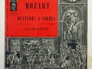 VEGA LP MOZART string quartets no.17 & 19 - QUATUOR PARRENIN - RARE LP