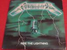 METALLICA RIDE THE LIGHTNING RARE FRENCH GREEN COVER BERNETT SB 18026 1984 INNER