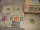 5 Old Arabic 78 RPM Records - Alamphon - Original Sleeves & Shipping Box