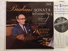CURZON Brahms: sonata LP 1963  UK DECCA SXL 6041 Wbg