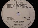 BOBBY DARIN / SPLISH SPLASH / ROCK --78rpm