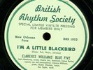 78 RPM  RARE OLD JAZZ BUD CLARENCE WILLIAMS BLUE FIVE  BRS-1003 MUST SEE / EE-