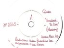 QUEEN somebody to love UK WHITE LABEL TEST PRESSING DEMO handwritten labels