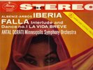 ALBENIZ Iberia / ANTAL DORATI  Grooved ColoredBack FR1/1  SR 90007  NM