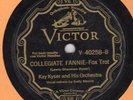 Victor 40258 Kay Kyser Orch COLLEGIATE FANNIE hot 1929 Chicago