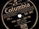 HUE LEE ( IN CHINESE) 78 ROSE, ROSE I LOVE YOU /AUTUMN MELODY COLUMBIA DB2637 Ex