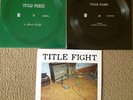 TITLE FIGHT FLEXI DISC SET SHED secret society RARE HARD TO FIND HOT WATER MUSIC