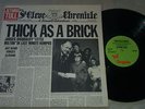 Jethro Tull Thick as a Brick *Chrysalis Green label first press* RARE