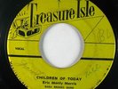 Reggae 45 ERIC MONTY MORRIS / FRANK ANDERSON Children Of Today on Treasure Isle