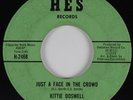Crossover Soul 45 KITTIE DOSWELL Just A Face In The Crowd HES HEAR